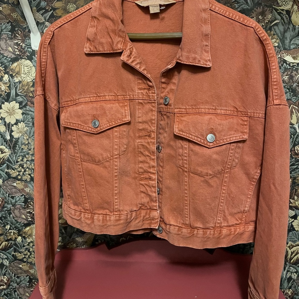 Women's Salmon Denim Jacket